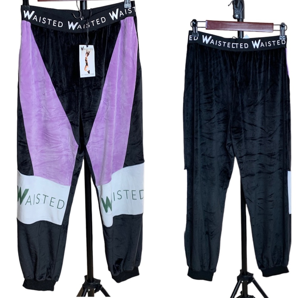 NWT- Waisted USA. Sweatpants Elastic tie waistband.  Size S